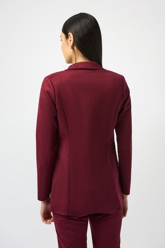 Scuba Suede Straight Blazer