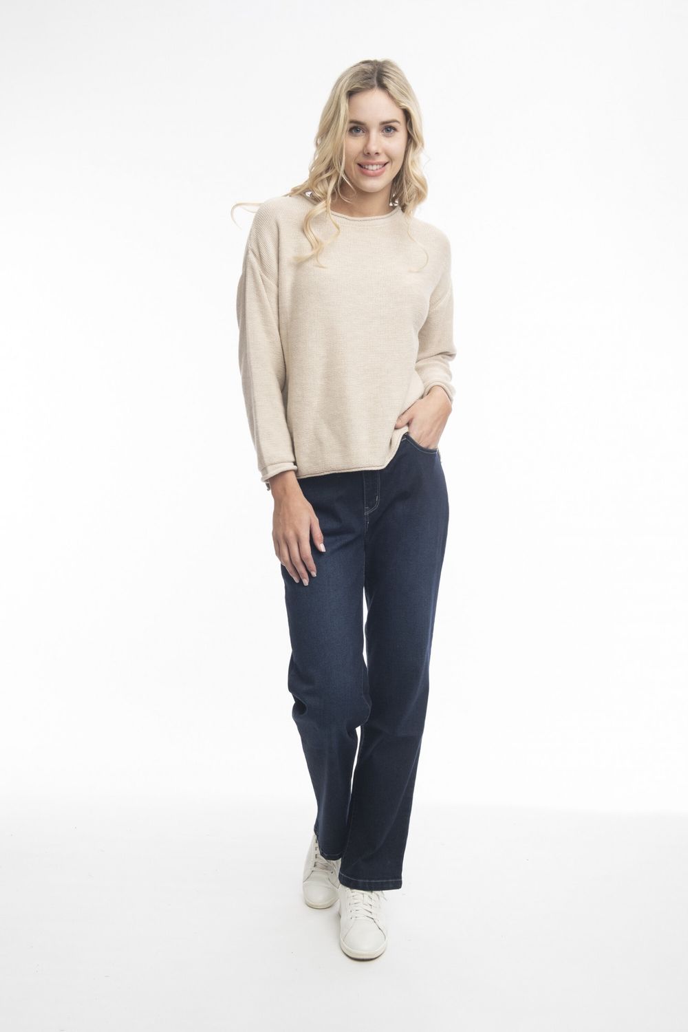 Denim Wide Leg Jeans