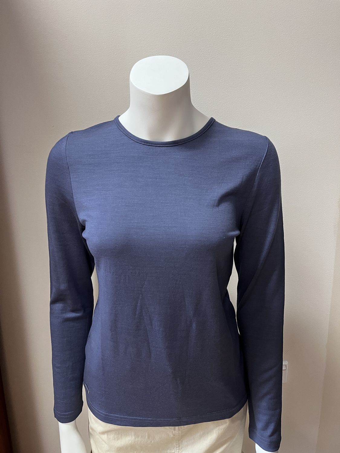 Crew Neck Merino Top Midnight
