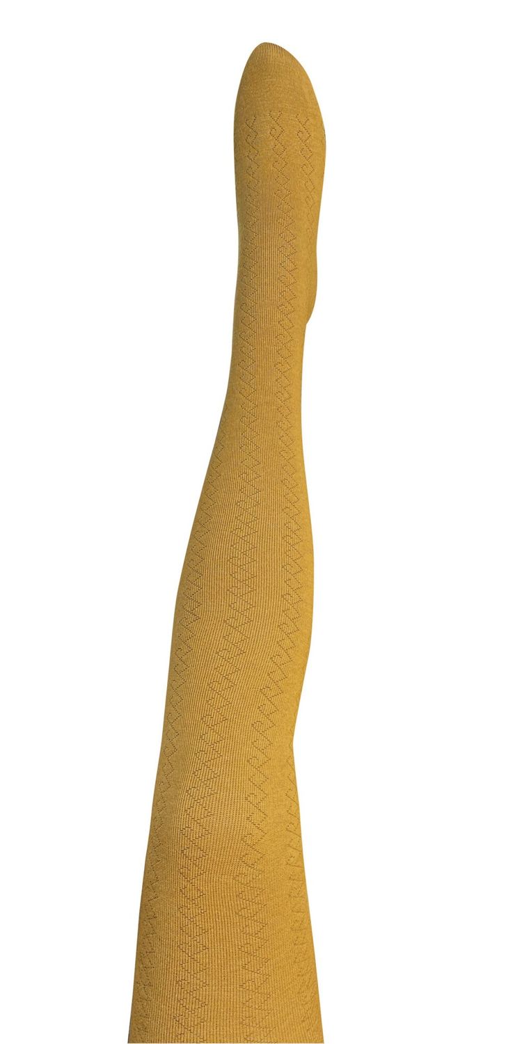 Merino Geo Ochre Tights