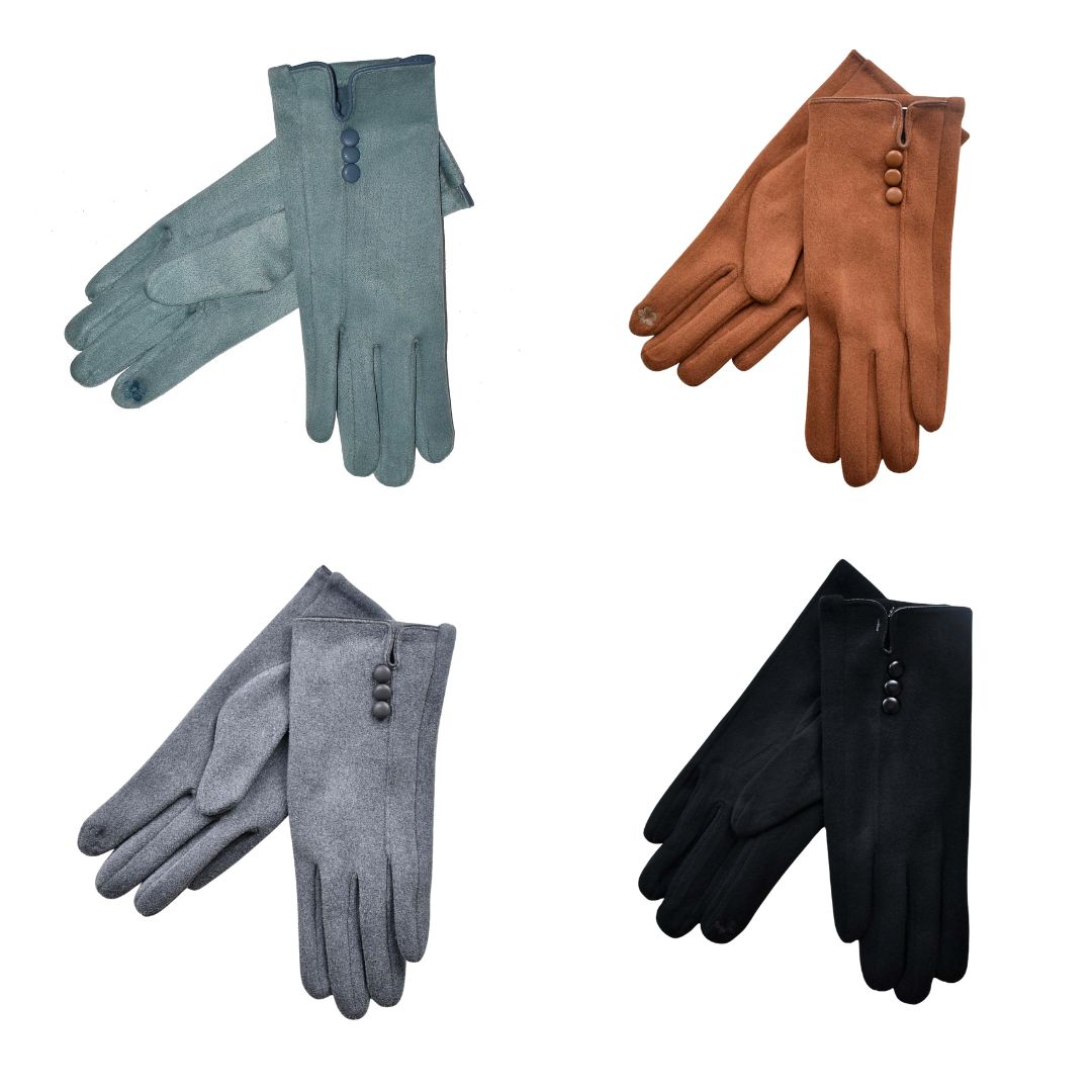 3 Button Gloves
