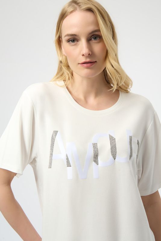 Knit T-Shirt Amour Winter White