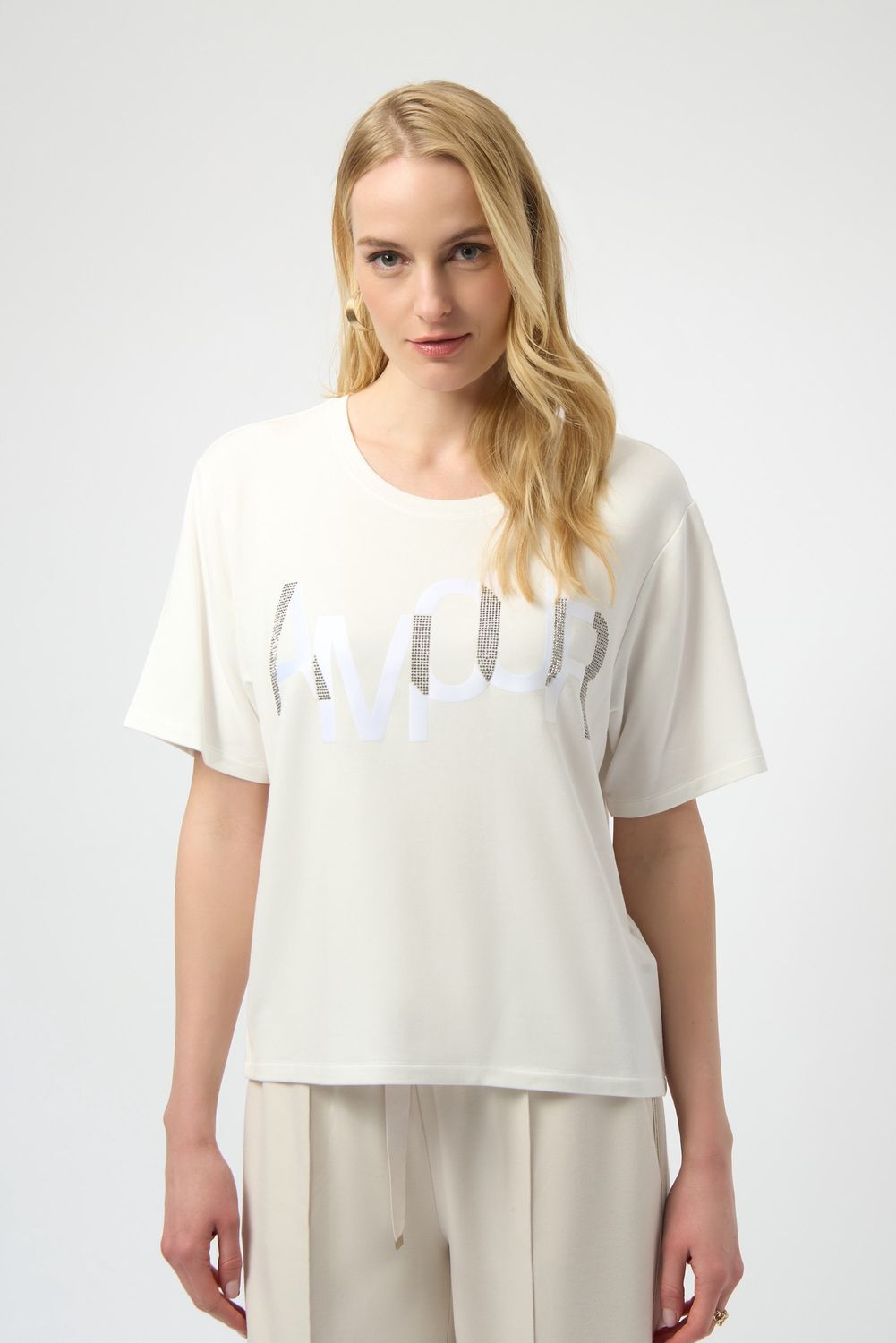 Knit T-Shirt Amour Winter White