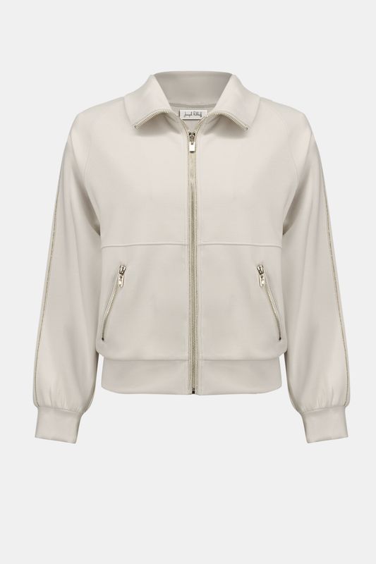 Scuba Jersey Funnel Neck Jacket