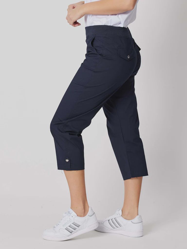 Santorini Cotton Pant Navy