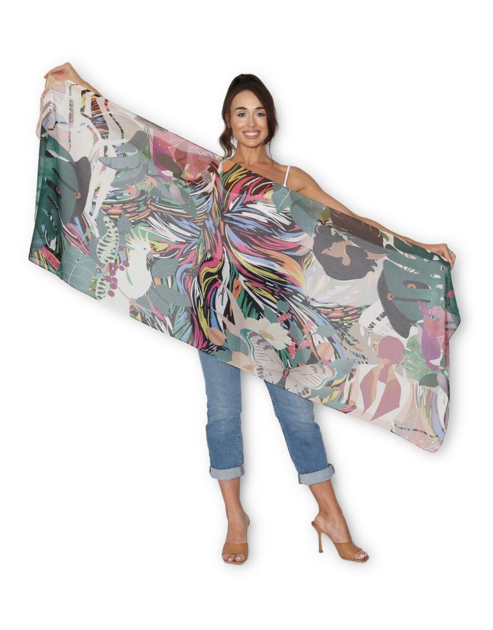 Tropical Paradise Viscose Scarf