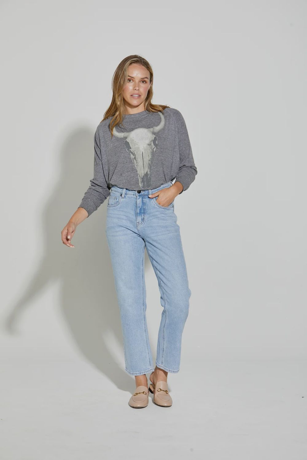 Combe Straight Leg Ankle Grazer Jeans