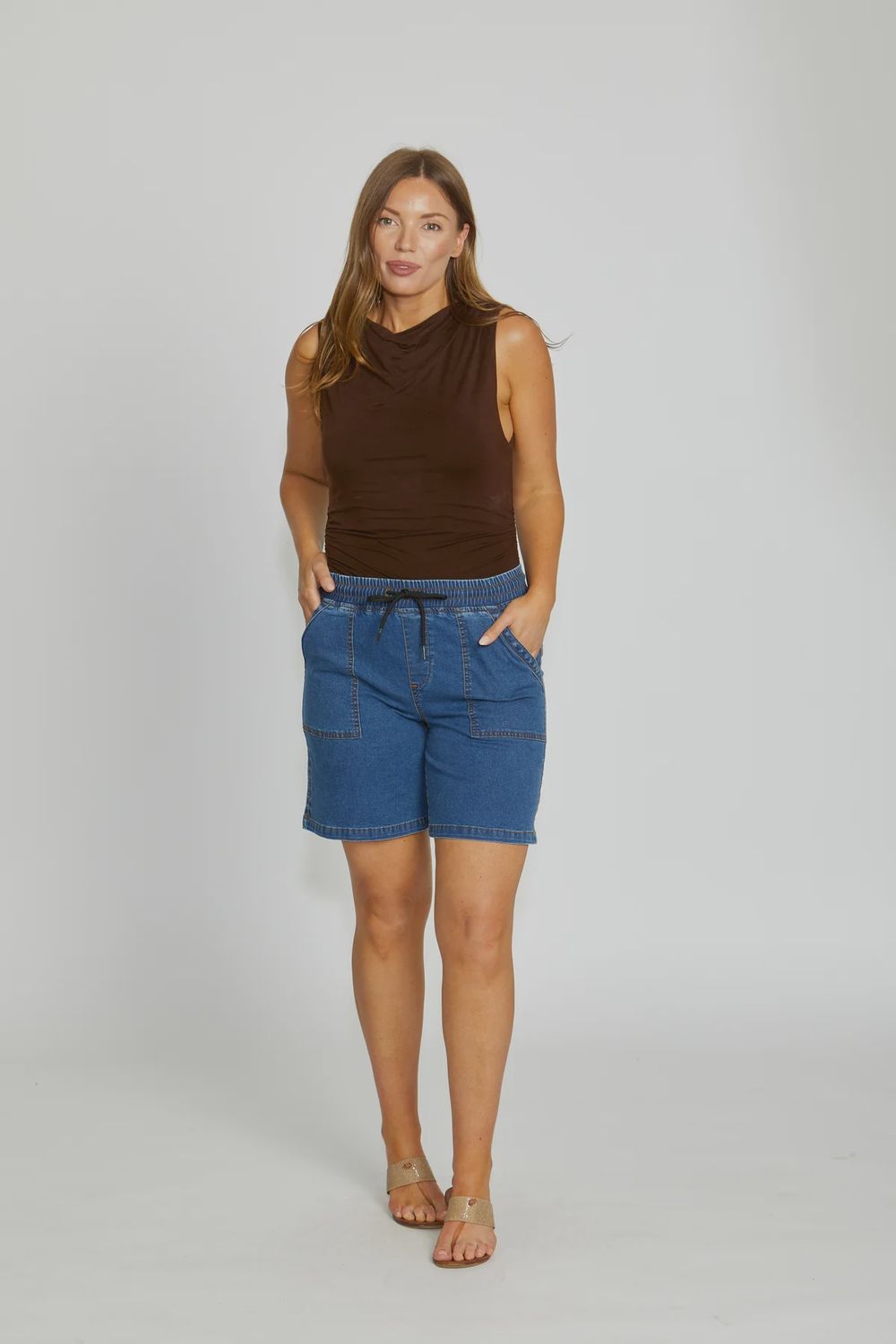 Looe Jogger Short Indigo