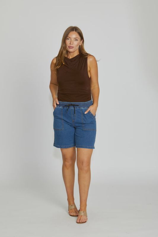 Looe Jogger Short Indigo
