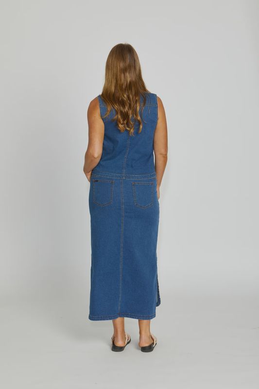 Vigo Longline Vest Indigo