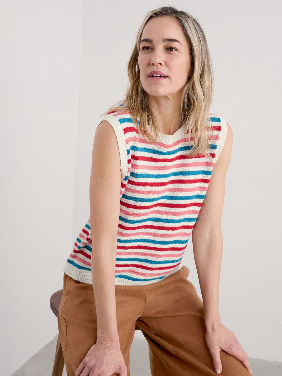 Knavock Vest Mini Cornish Pink Sky Mix