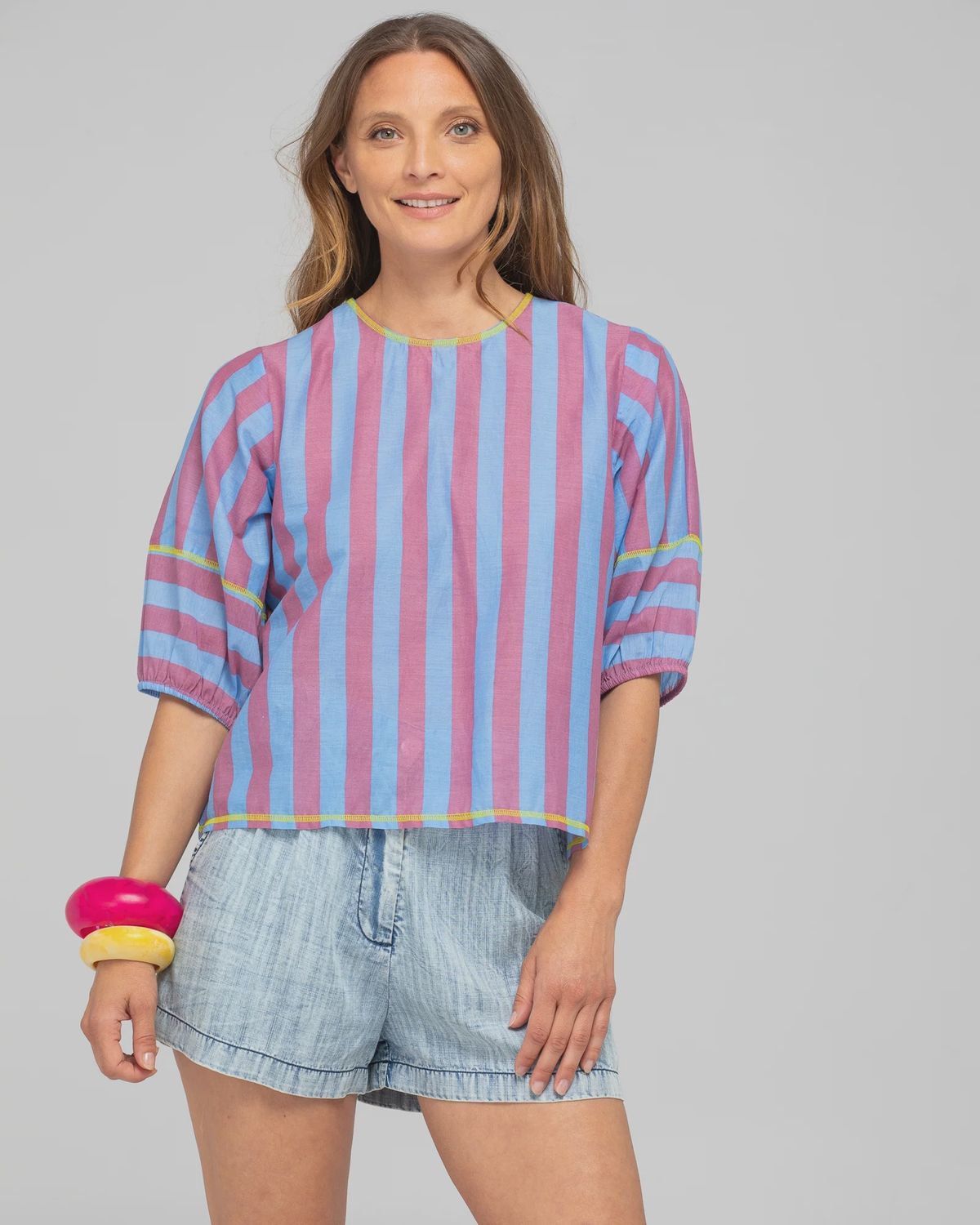 Ava Top Capri Blue
