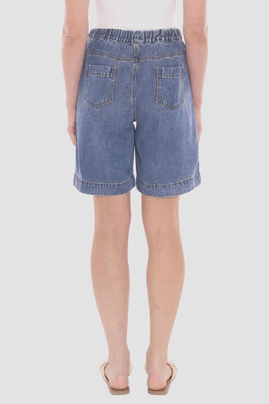 Soft Denim Shorts Med Blue