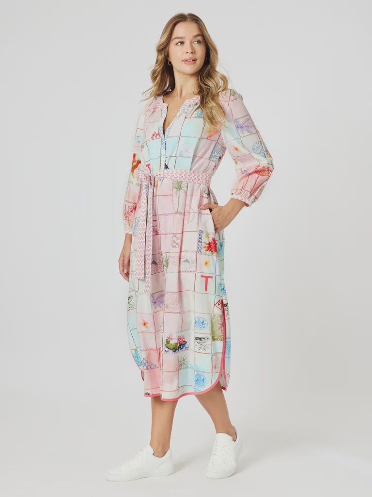 Capri Pastel Print Dress