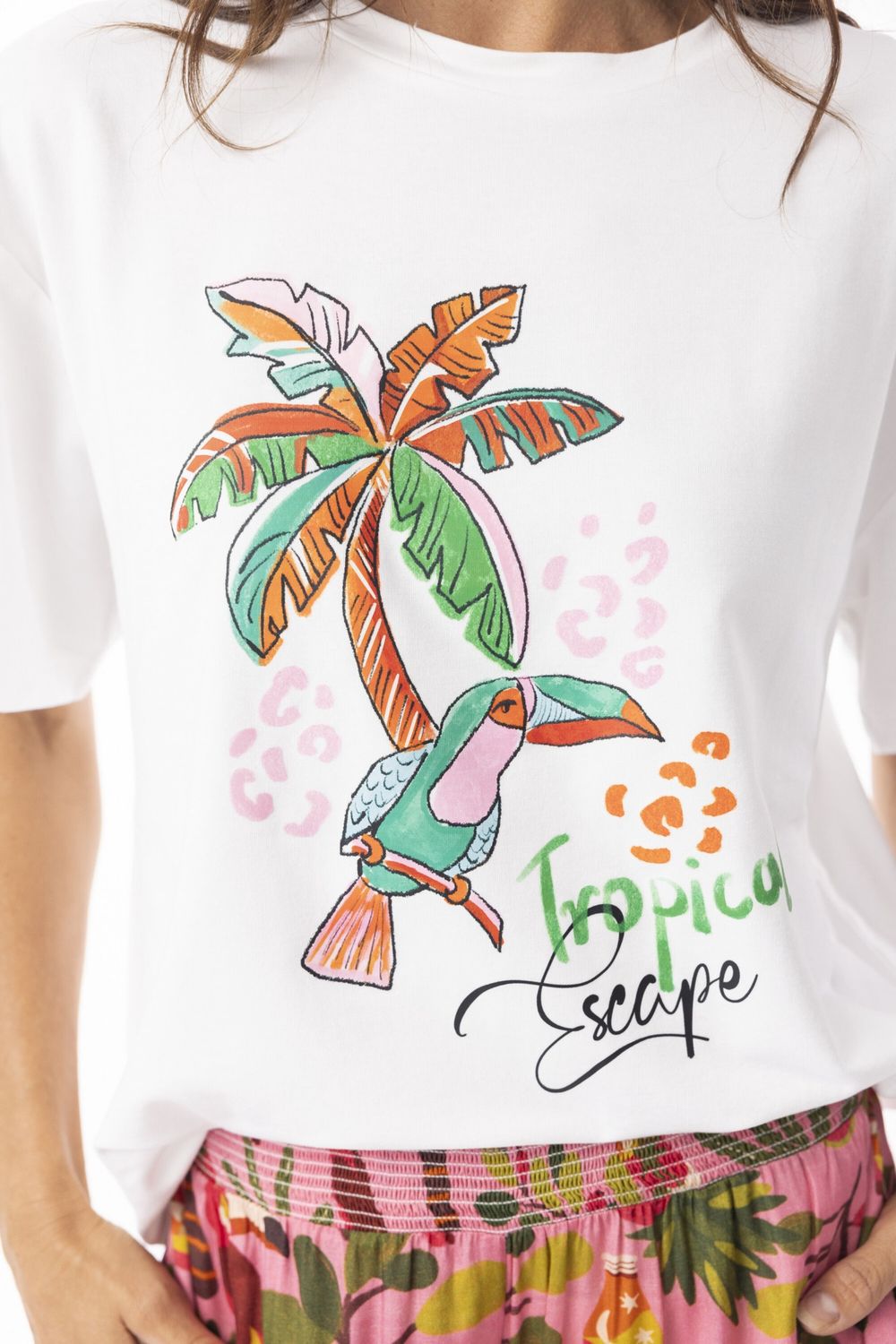 Escape Print T-shirt Toucan