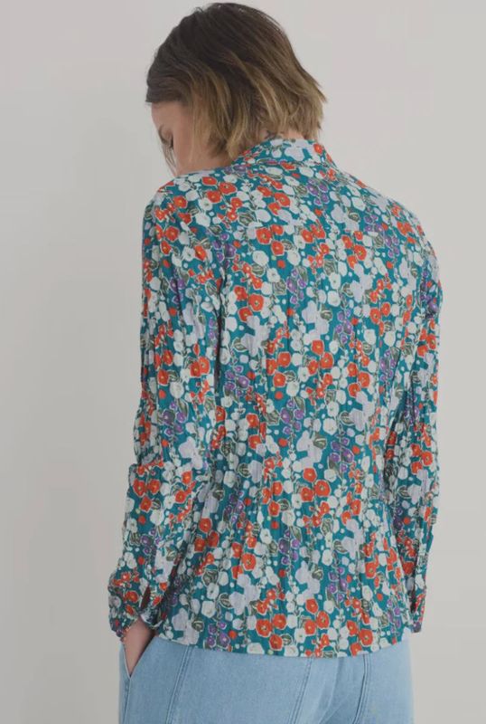 Larissa Shirt Wild Holyhock dark drift