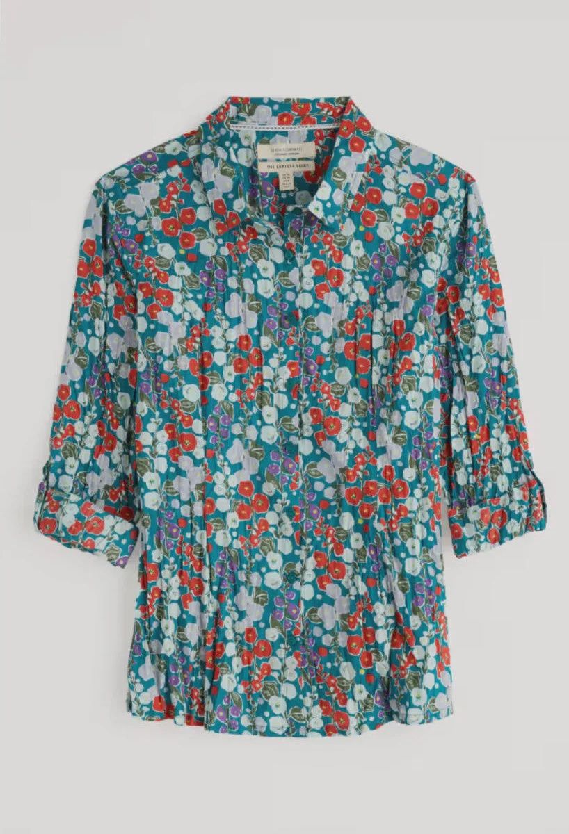 Larissa Shirt Wild Holyhock dark drift