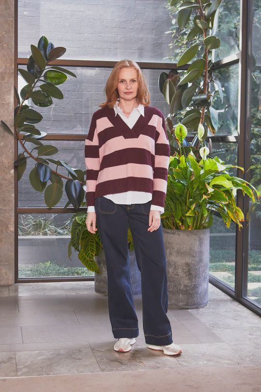 Morieux Pinot/Rose Chunky Oversized Sweater