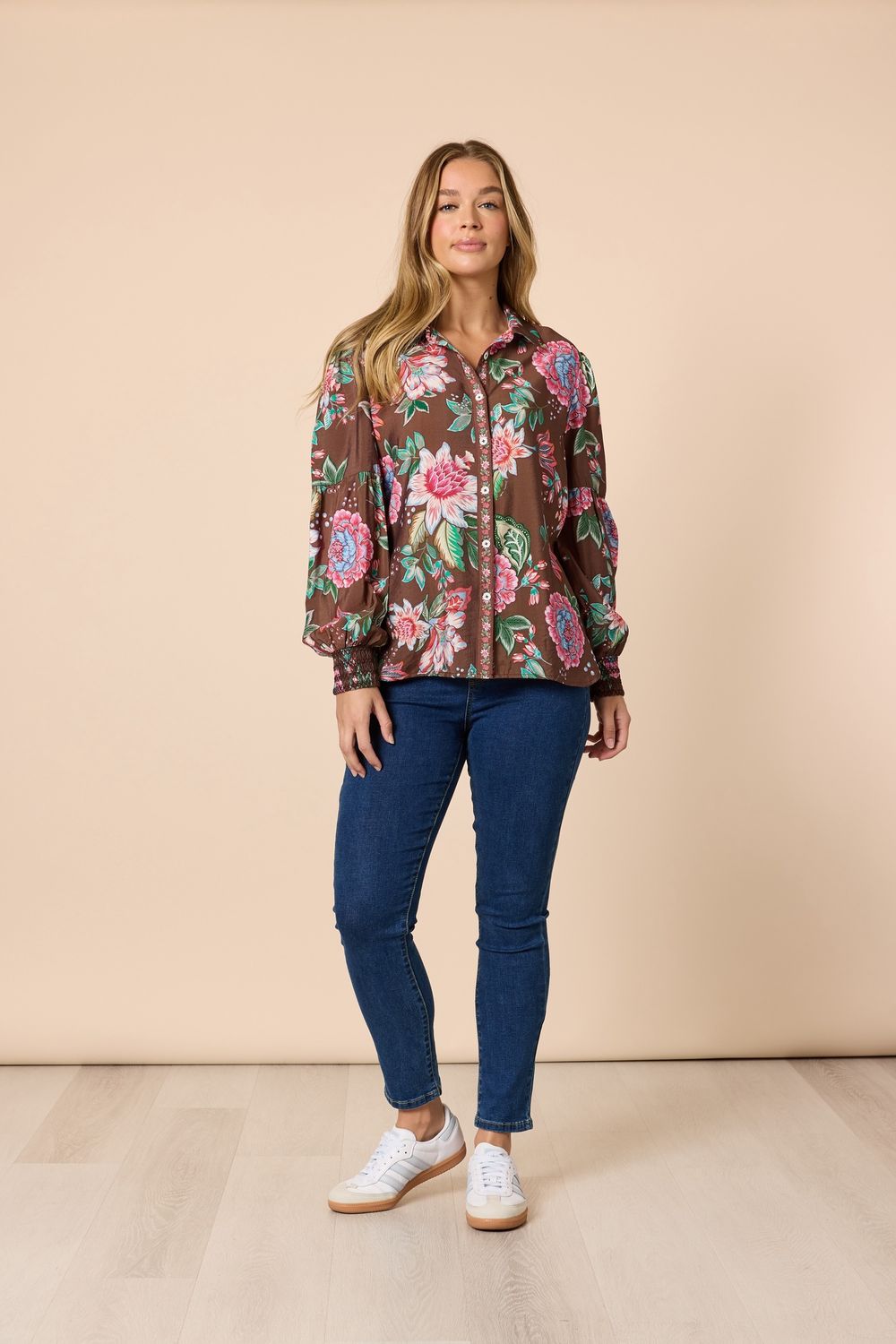 Bouquet Print Shirt