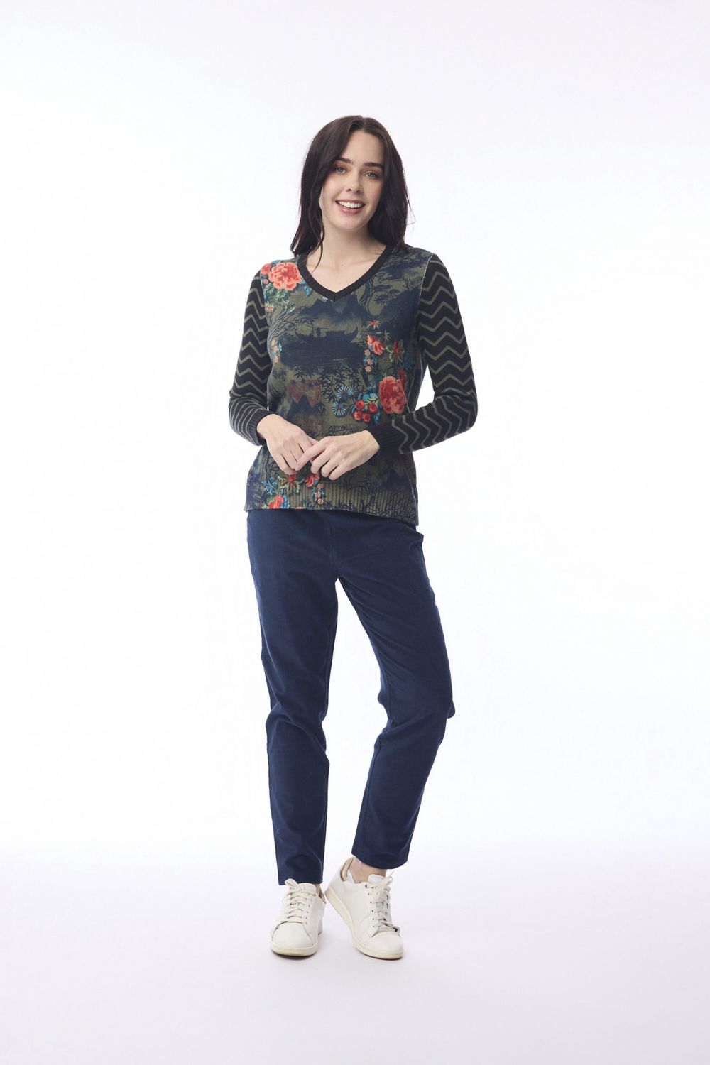 Keqioa Printed Jumper