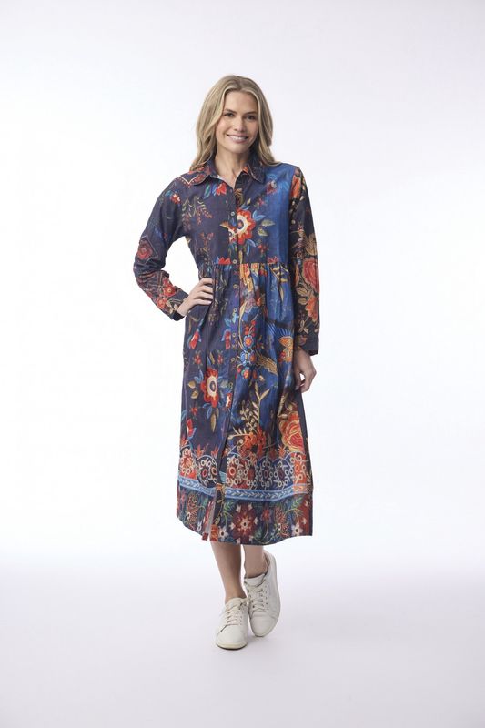 Digital Print Cord Dress