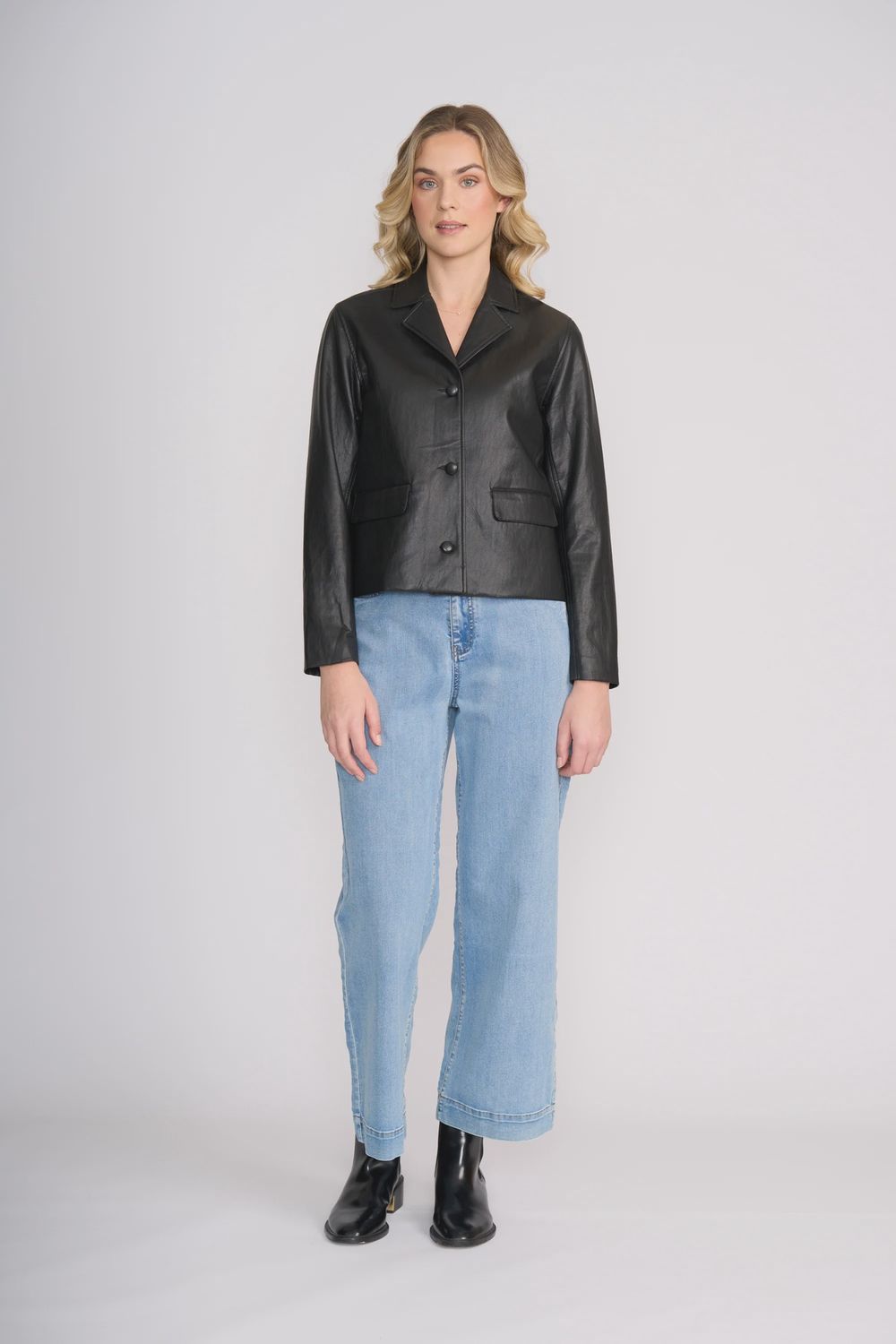 Faux Real Jacket Black