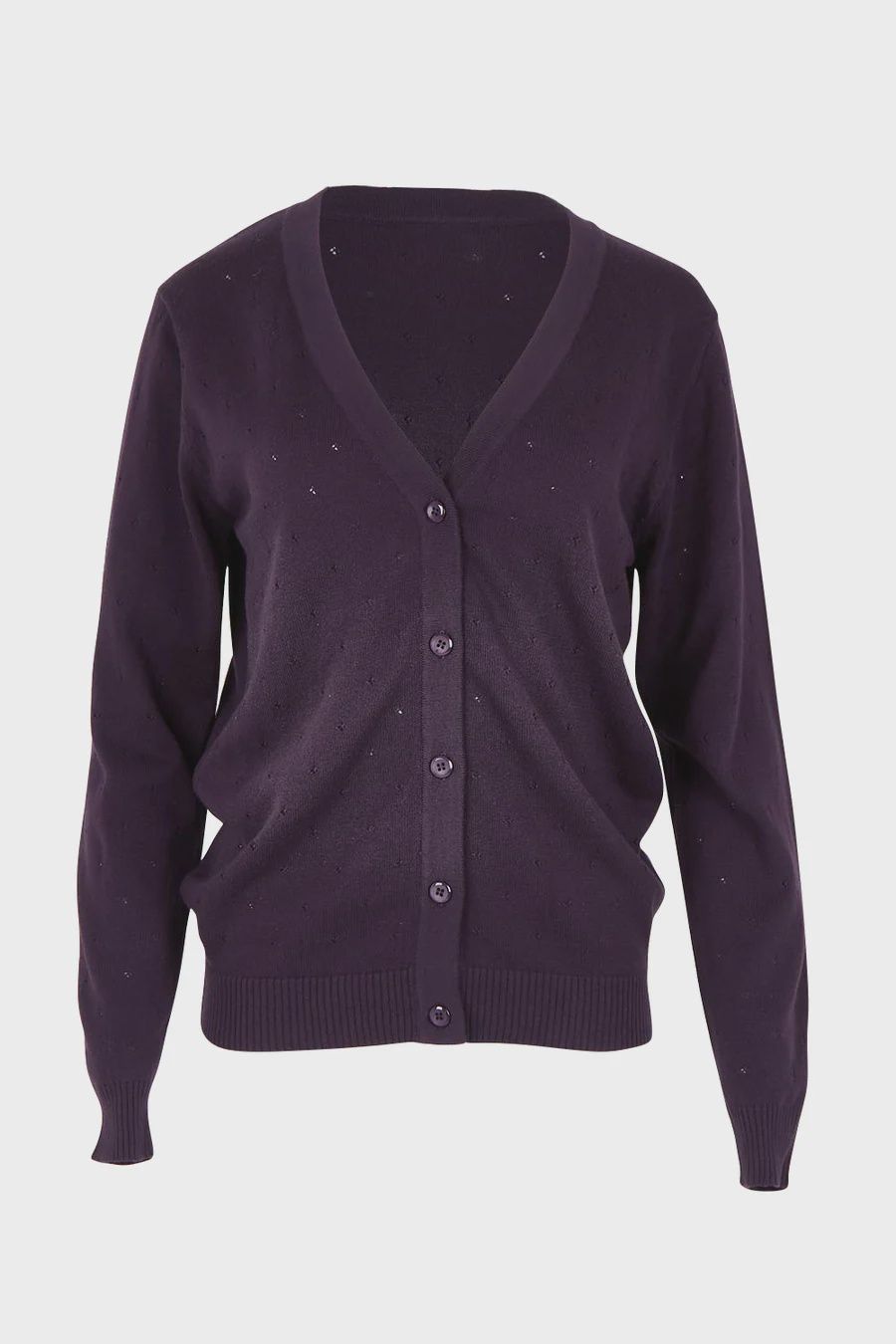 Lora Cardigan Aubergine