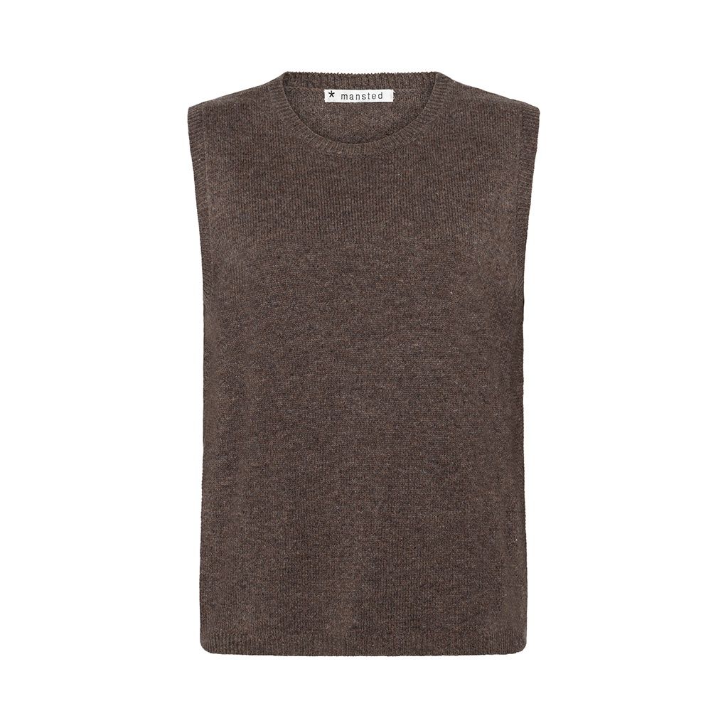 Mitos Crew Vest Brown