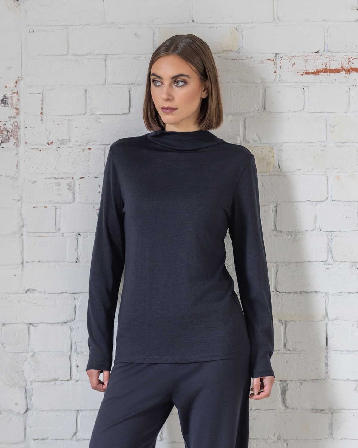 Riley Merino Polo Midnight