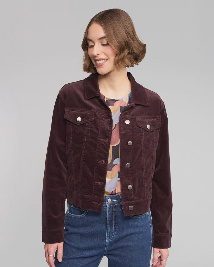 Core Cord Jacket Merlot