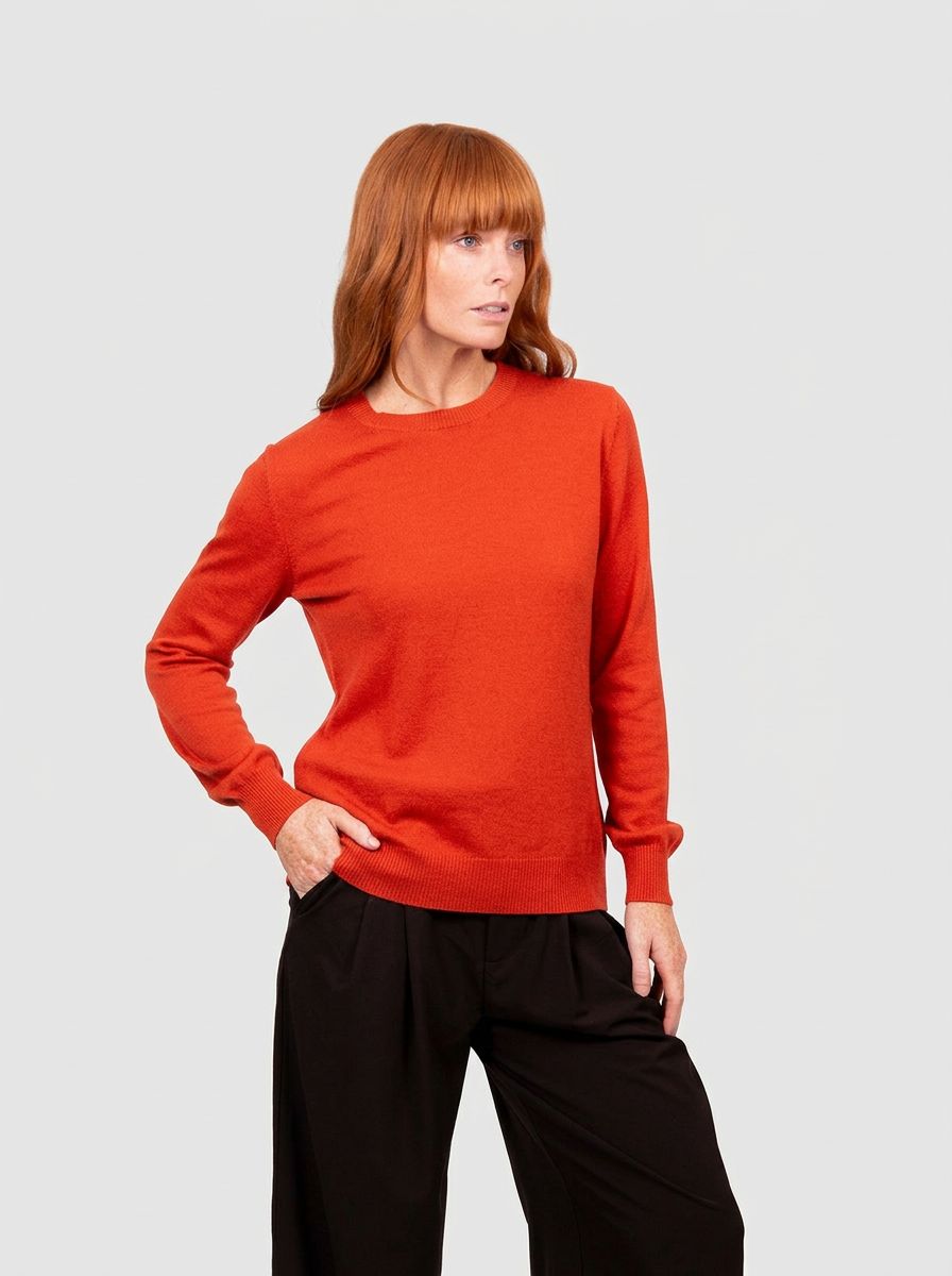 Chloe Crew Neck Cayenne