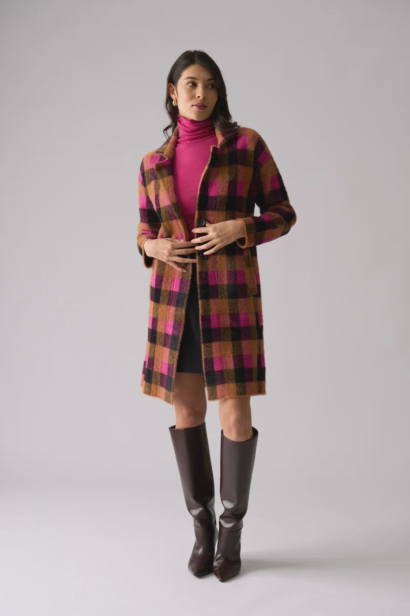 Lash Queen Coat Pink Check