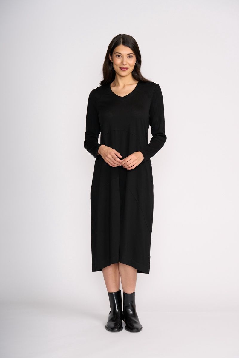 Upper Cut Dress Black