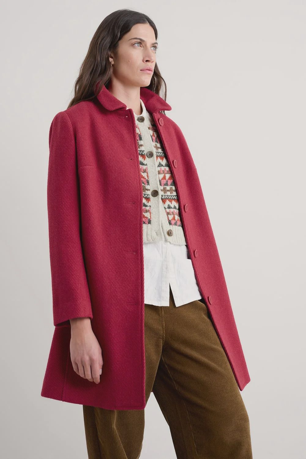 Wood Cabin Coat Maple