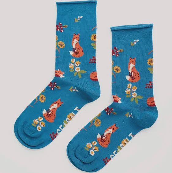 Bamboo Arty Socks- Foxes Lane