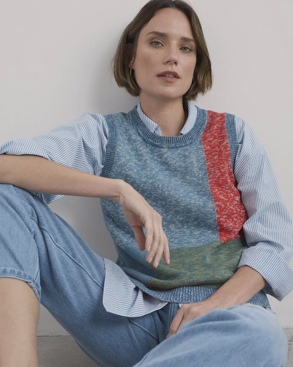 Morgana Vest -Tangle Wood Lagoon Multi