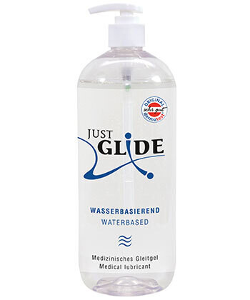 LUBRIFICANTE  BASE ACQUA  JUST GLIDE DA 1 LITRO