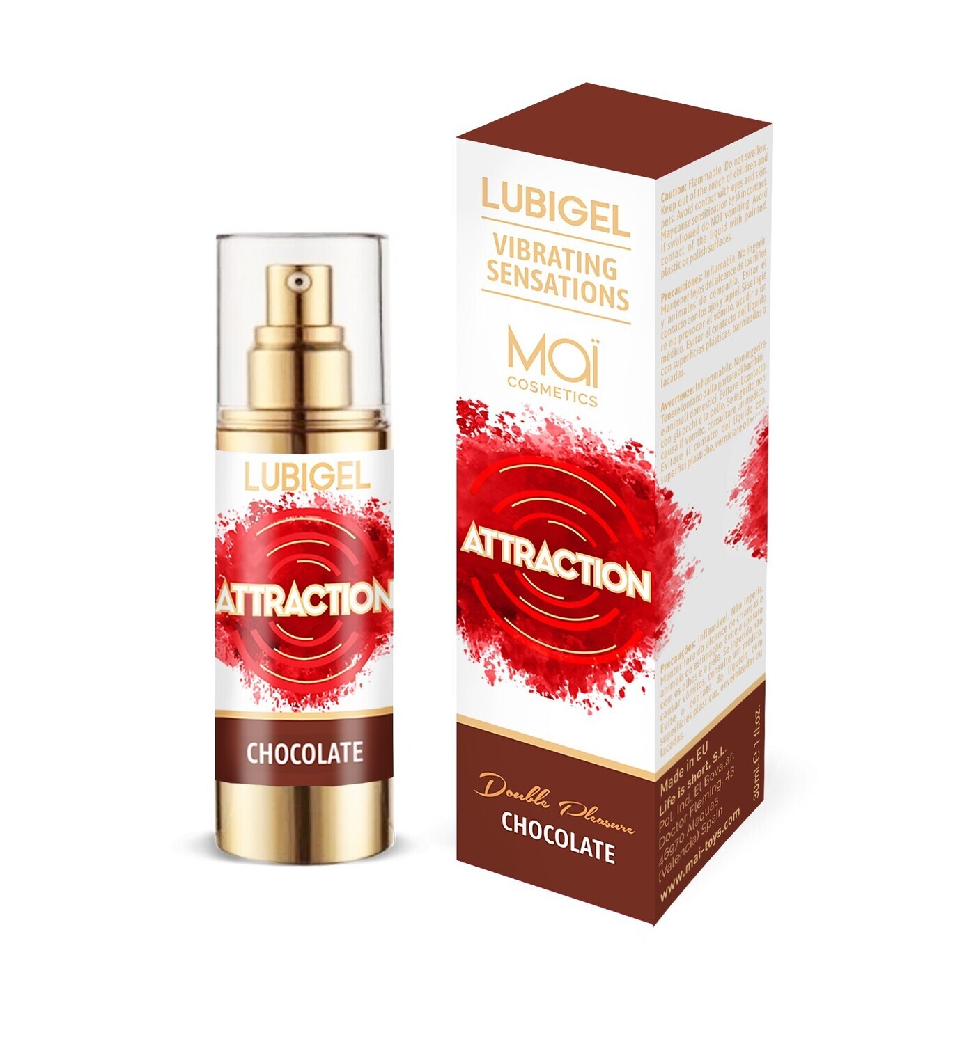 UBRIFICANTE STIMOLATORE MAI VIBRATING SENSATIONS CIOCCOLATO 30 ML
