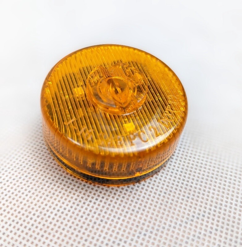 2&quot; ROUND LED CLEARANCE / MARKER LIGHT PC RATED AMBER