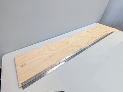 RAMP EXTENSION FLAP, WOOD, WITH PIANO HINGE. 8.5FT WIDE TRAILERS