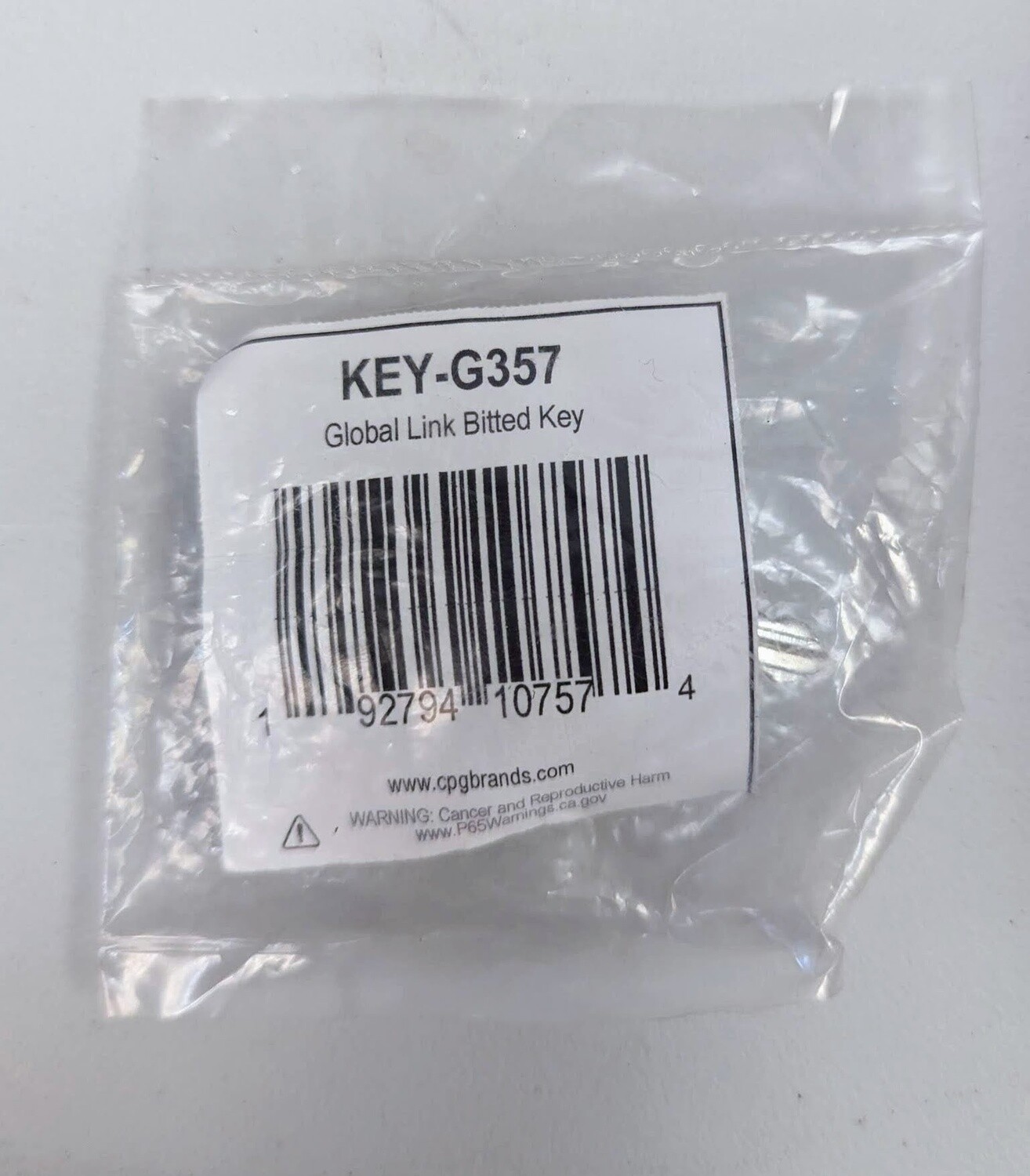 Replacement Key for Global Link RV Locks - 357 - Qty 1