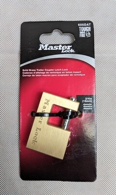Master lock Coupler Latch Lock Sold Brass Trailer Lock