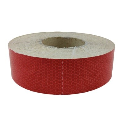 150' Roll Reflective DOT Tape solid red sold per ft