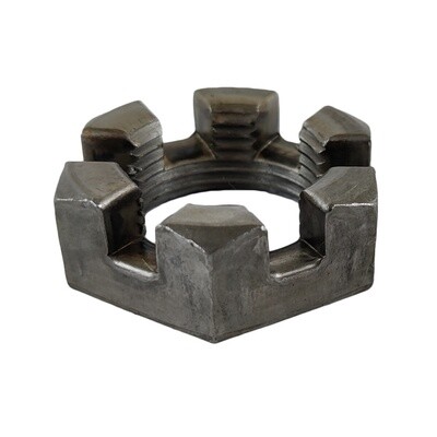 1" - 14 Spindle Slotted Castle Nut