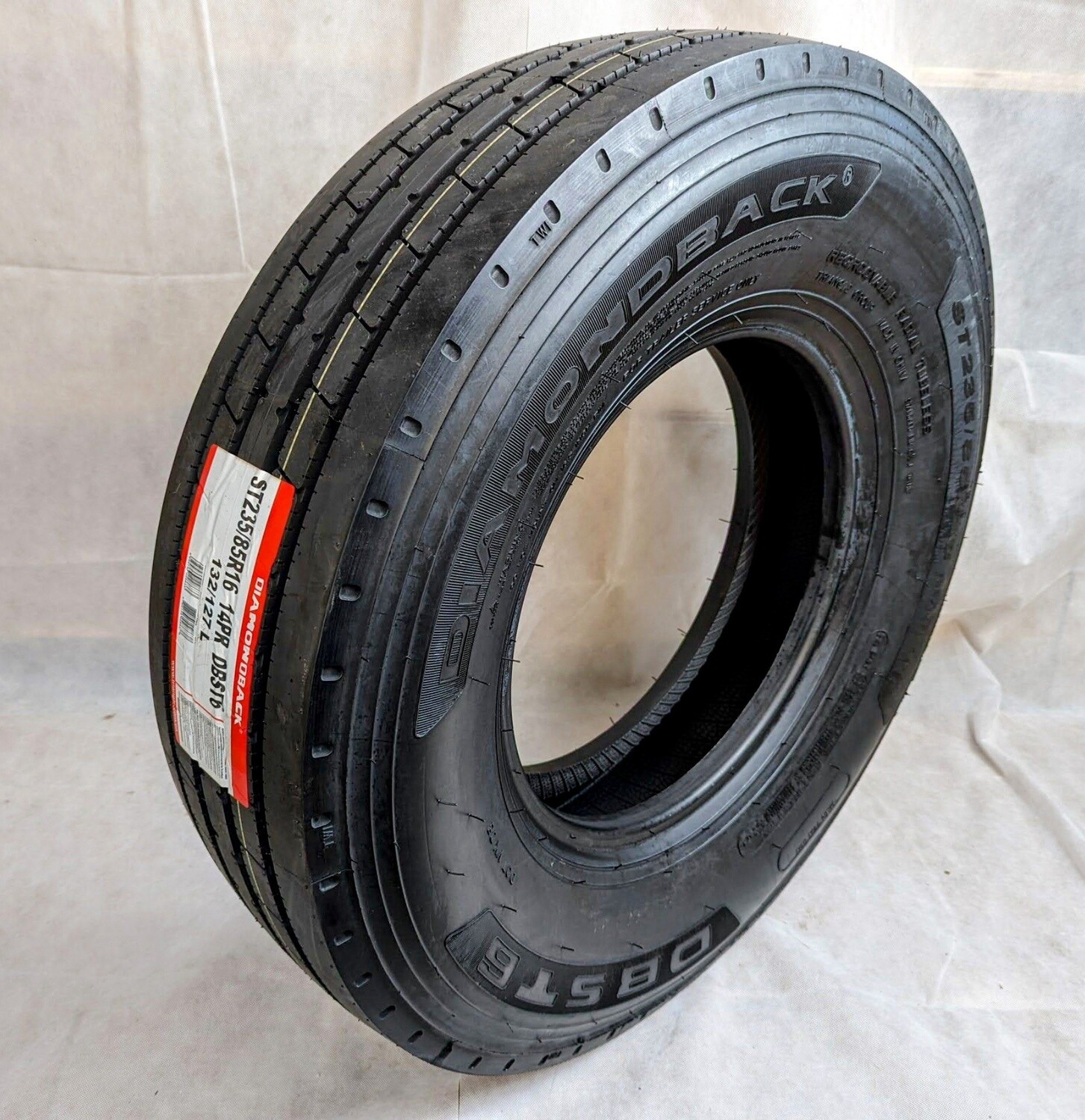 235/85/16 DIAMOND BACK 14 PLY G RATED TIRE ONLY