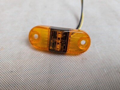 MCL13 Amber LED Marker Light. 2 diode, 1 wire