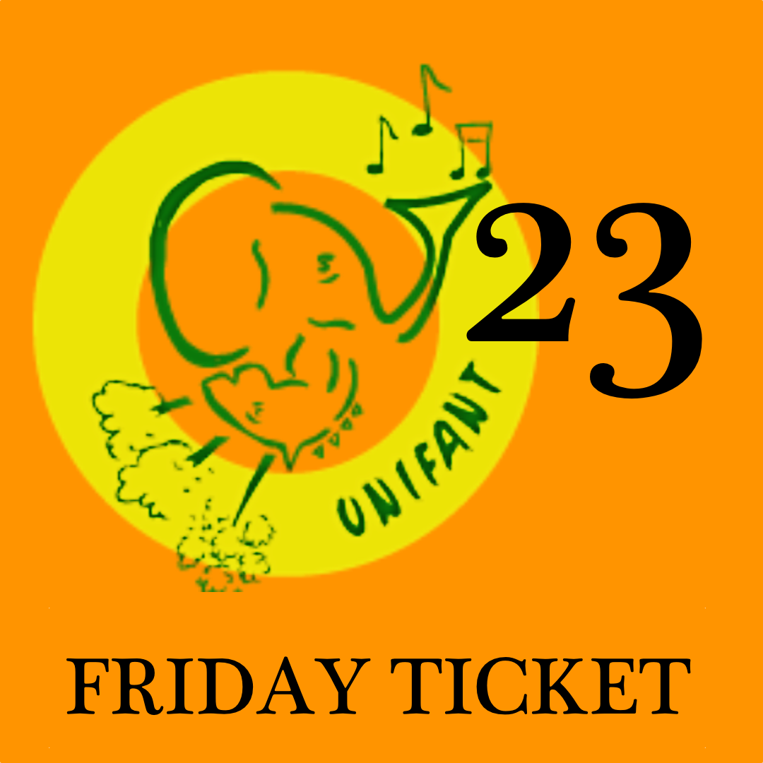 DAY TICKET FRIDAY €10 / €15
