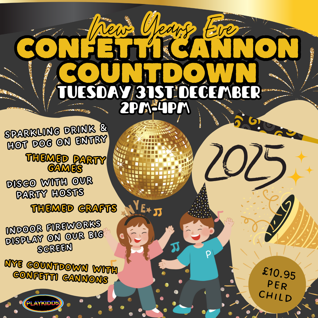 New Years Eve Confetti Cannon Countdown