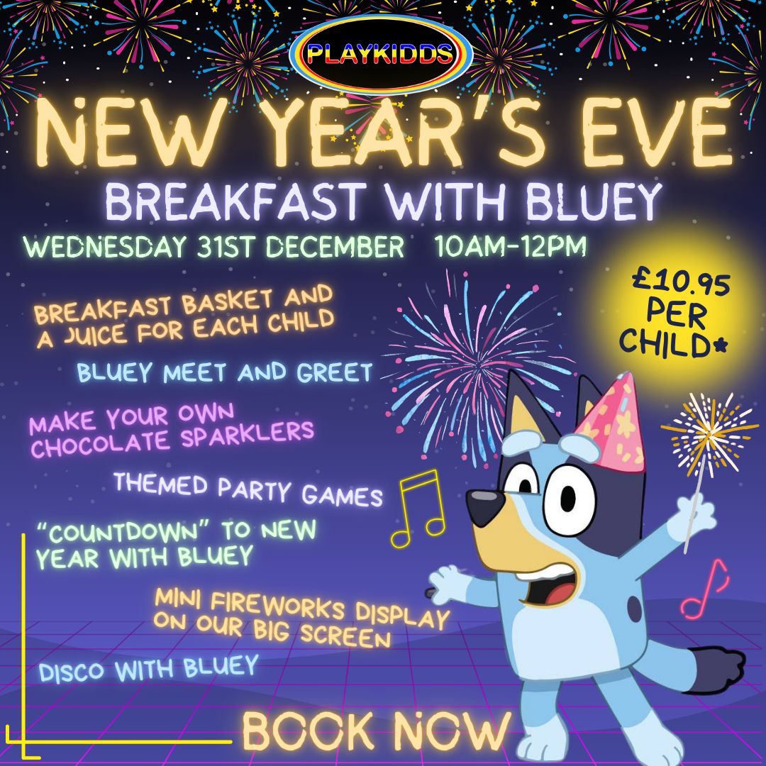 New Year's Eve Breakfast with Bluey New Year's Eve Breakfast with Bluey