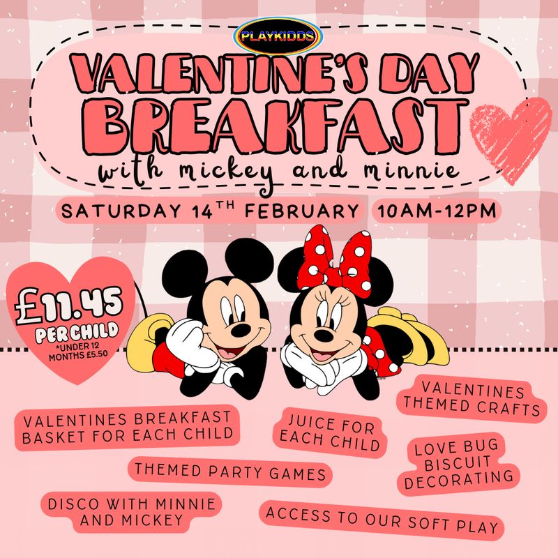 Valentine's Day Breakfast with Mickey and Minnie